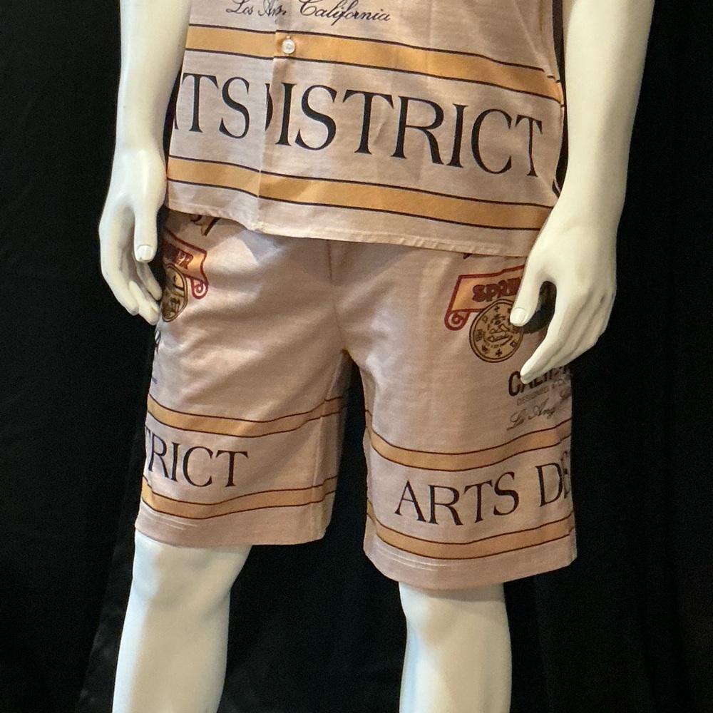 AMIRI Beige California Palm Tee - Picture 3 of 9